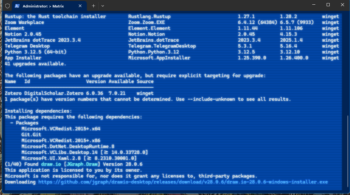 Installing updates