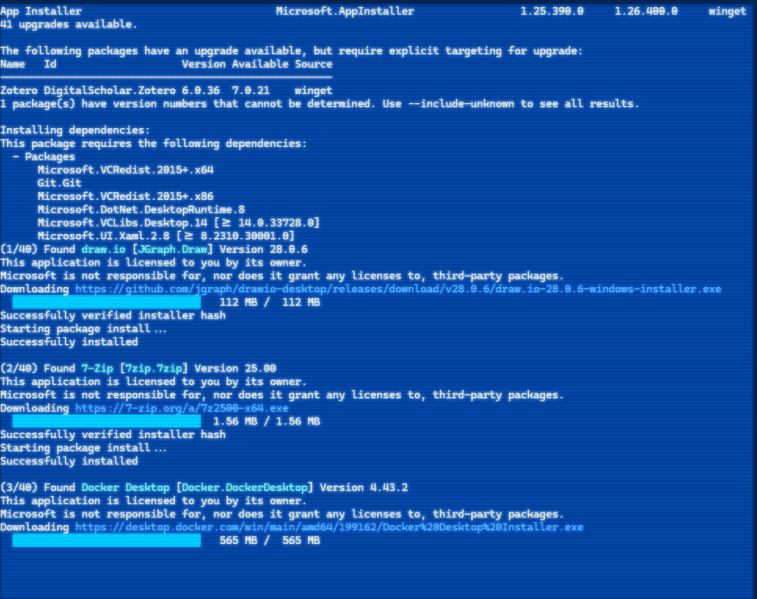 Installing updates